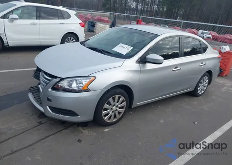 2015 Nissan Sentra Fe+ S/S/Sl/Sr/Sv z USA, uszkodzony, nr VIN 3N1AB7AP1FY236547